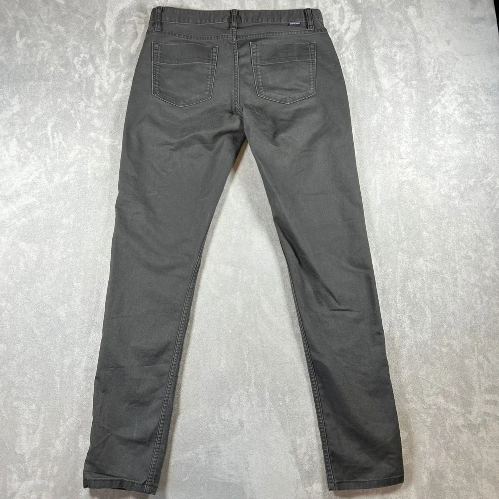 Patagonia Womens Size 6 Organic‎ Cotton Slim Fit 5-Pocket Pants Forge Grey